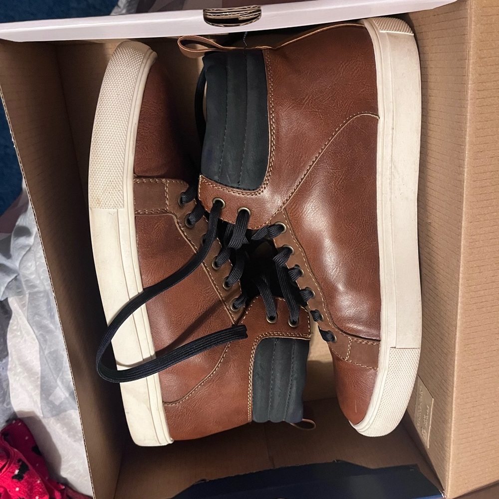 Arizona Jean Company Brown Draker Cognac Sneaker Boots